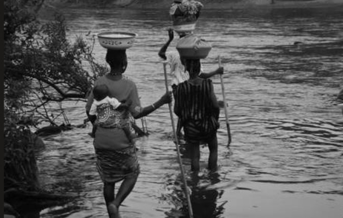 Women by the river